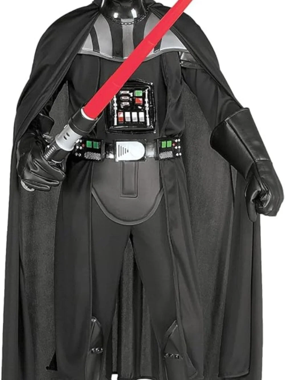 LICENSED RUBIE'S Kids 4PC Darth Vader Costume SIZE LARGE 12-14
